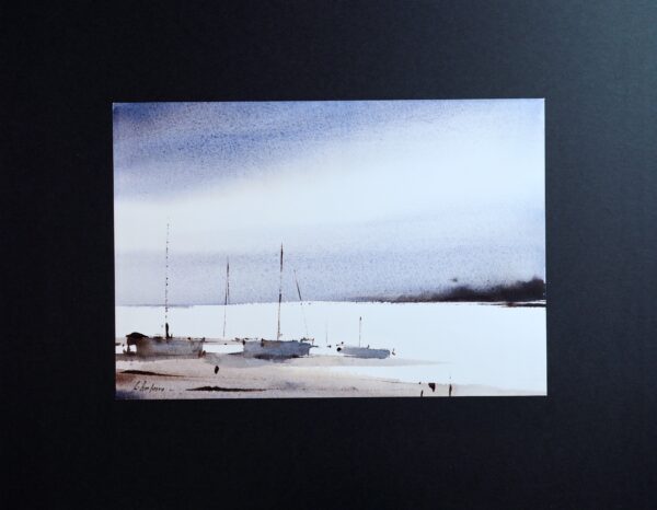 1372 Bateaux à coucher sur la plage