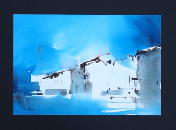 1917 Paysage en blue